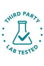 Third party lab tested certification icon