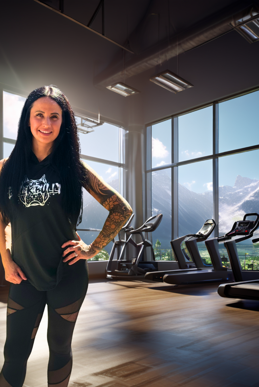 BulkBully Gym Tank Top - Model Montana Roycroft