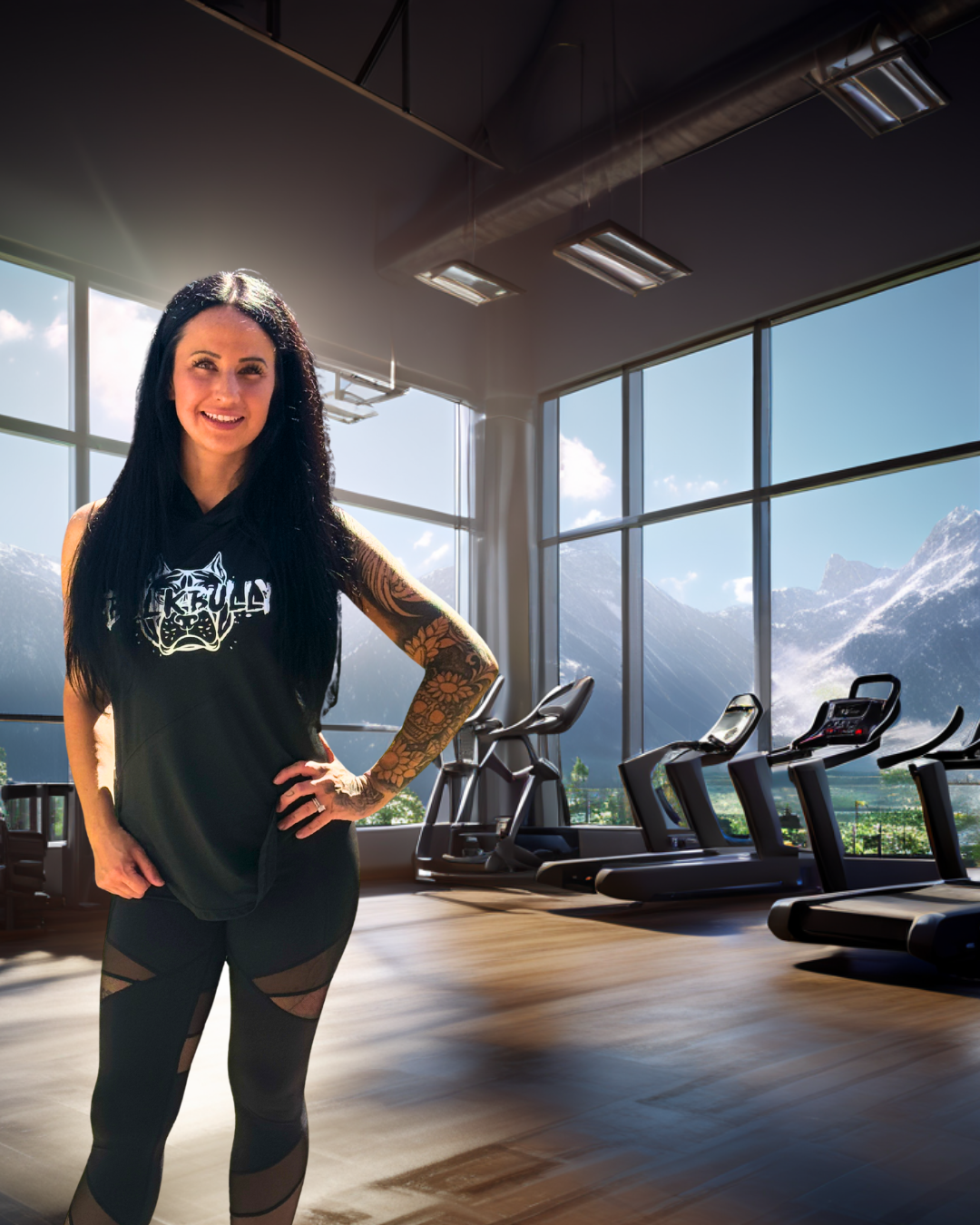 BulkBully Gym Tank Top - Model Montana Roycroft