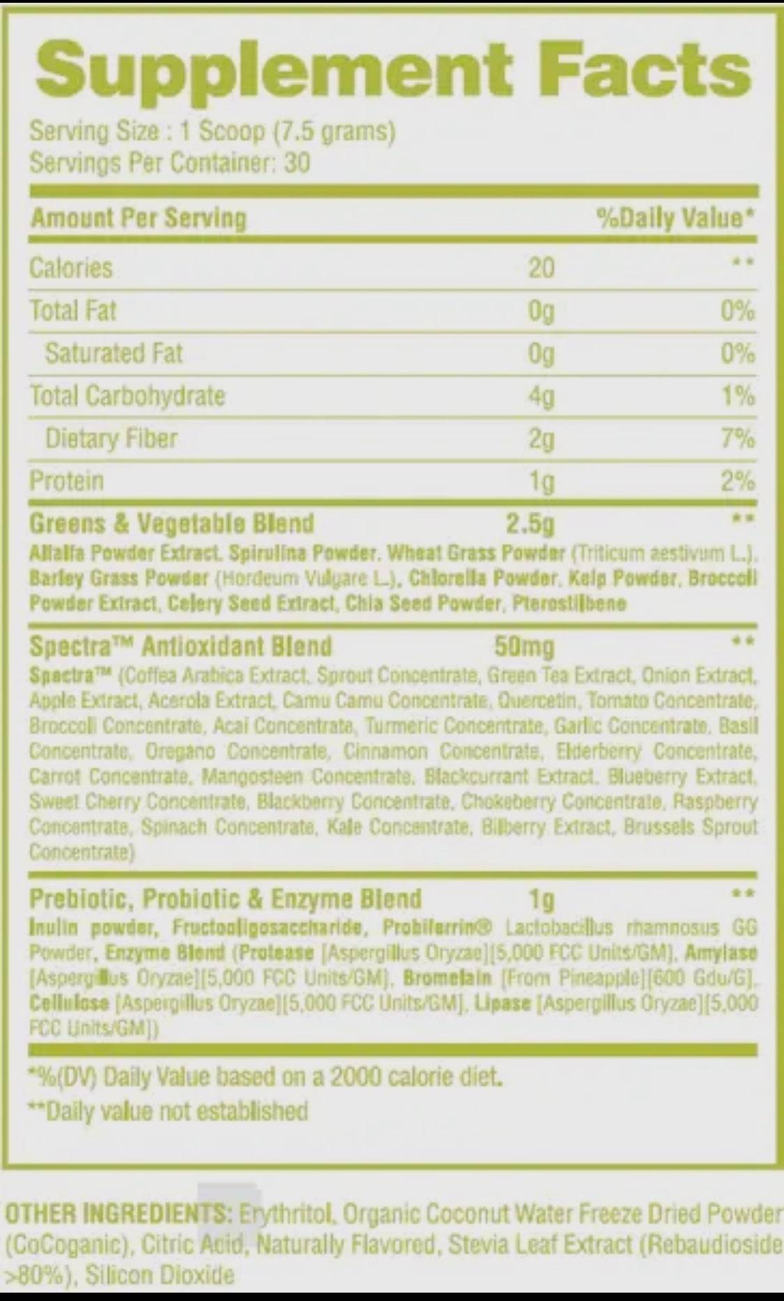 Fruits & Greens - chocolate