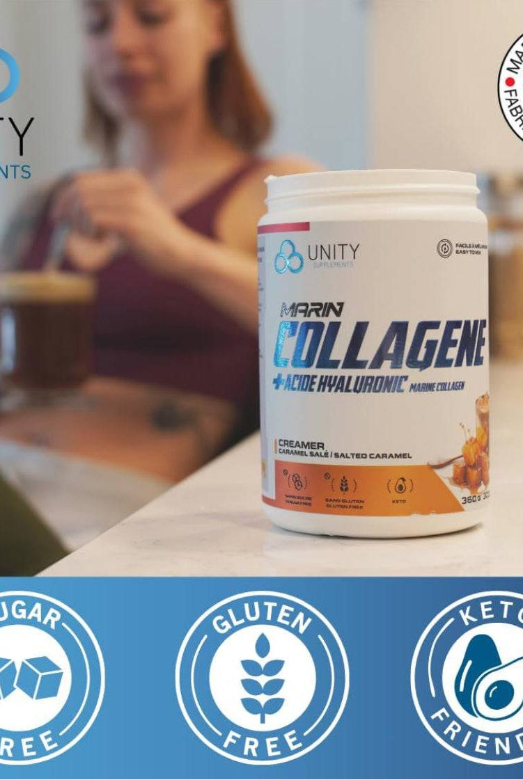 Unity Marine Collagen Powder with Sugar-Free, Gluten-Free, Keto Icons