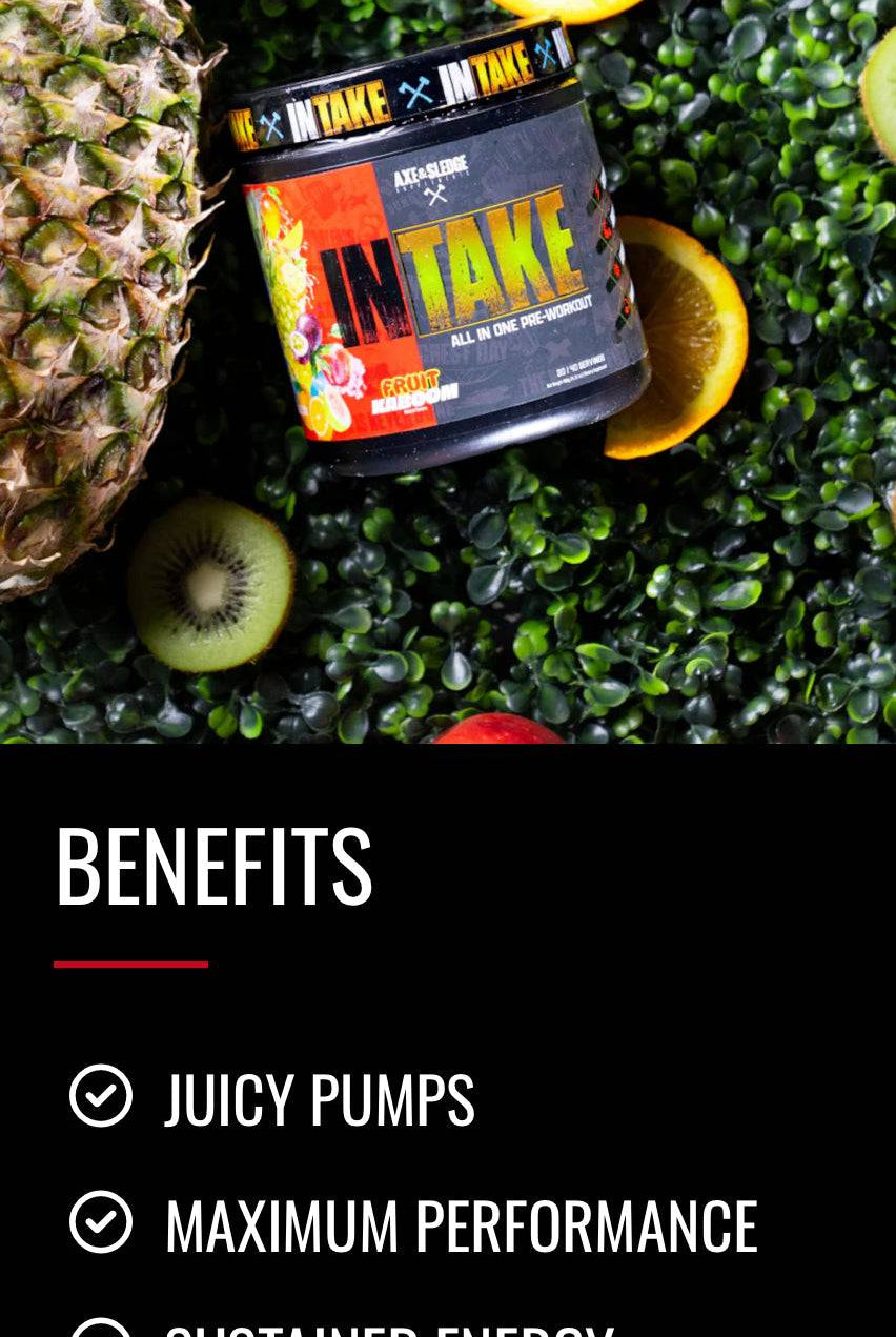 Axe & Sledge Intake Pre-Workout benefits overview