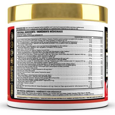 Magnum-Heat Accelerated Thermogenic Stimulant ingredients list