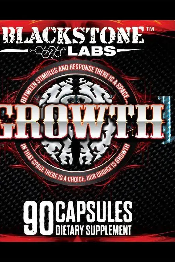 Blackstone Labs Natural G.H Booster Default Title product label showing supplement benefits, directions, and warnings for health-conscious users.