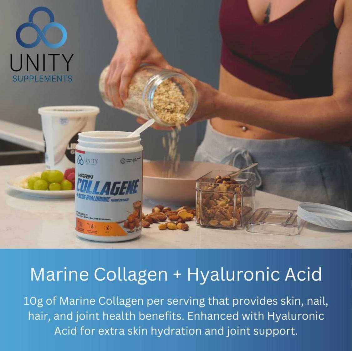 Unity Marine Collagen Powder with Oats and Nuts