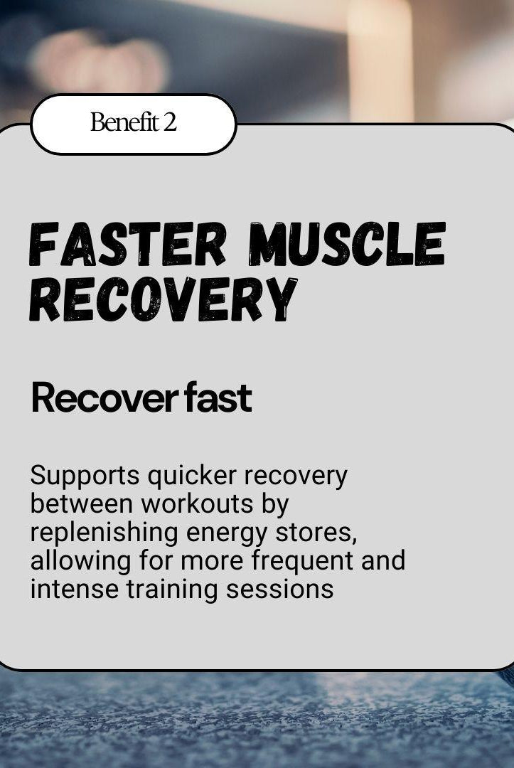 Faster muscle recovery benefit of BulkBully Strawberry Creatine Gummies, supporting energy replenishment and intense training sessions.