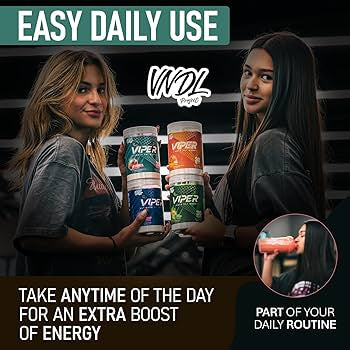Women holding VNDL Project Viper fat burners, promoting easy daily use for energy boost and fitness support as part of a healthy routine.