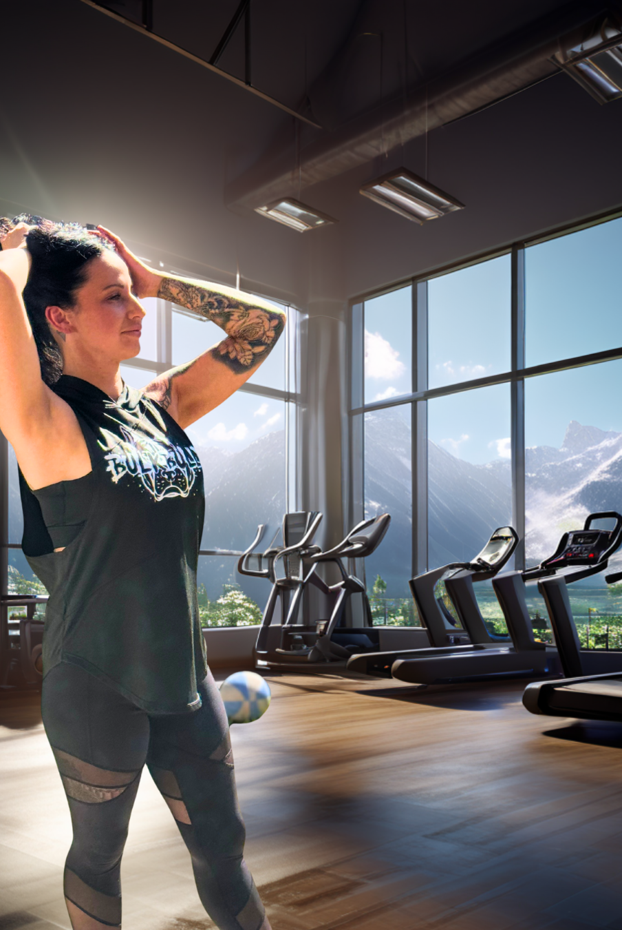 BulkBully Gym Tank Top - Model Montana Roycroft