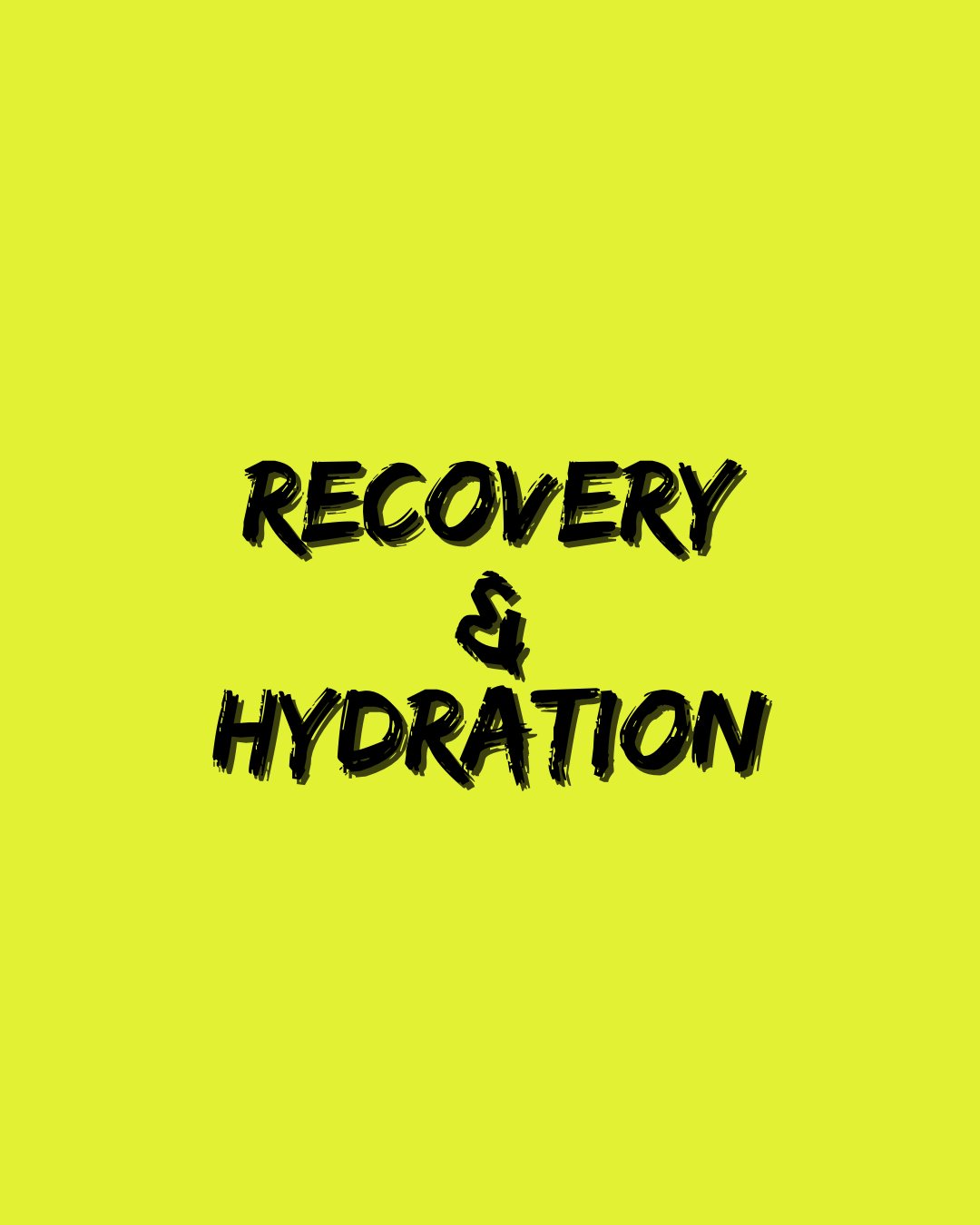 Recovery + Hydration Supplements