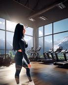 BulkBully Sports Bra and Shrug Side - Model Montana Roycroft