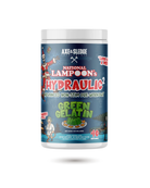 Axe Sledge Hydraulic V2 Green Gelatin flavor non-stim pre-workout with L-Citrulline and Beta-Alanine for enhanced pumps and performance.