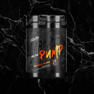 Nutrifitt Pump Carnage Non-Stim Formula in Mandarin Mayhem flavor, designed for intense pumps and vascularity without stimulants.