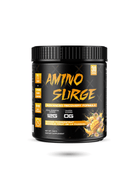 Ape Amino Surge Eaas Bcaas hydration supplement in Mango Passionfruit flavor, 30 servings, supports muscle recovery and endurance.