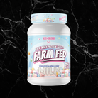 Farm Fed Protein - Pure Isolate Powerhouse in Marshmallow Milk flavor with 25g protein per serving, low carb, ideal for fitness and recovery.