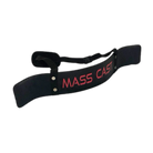 Mass Cast arm blaster for muscle control and posture support, featuring a contoured design and adjustable strap for secure fit during workouts.