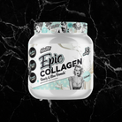 Nutrifitt Collagen - Hydrolyzed Protein Benefits | Skin, Joints supplement tub with retro design, unflavoured formula for beauty and joint health.