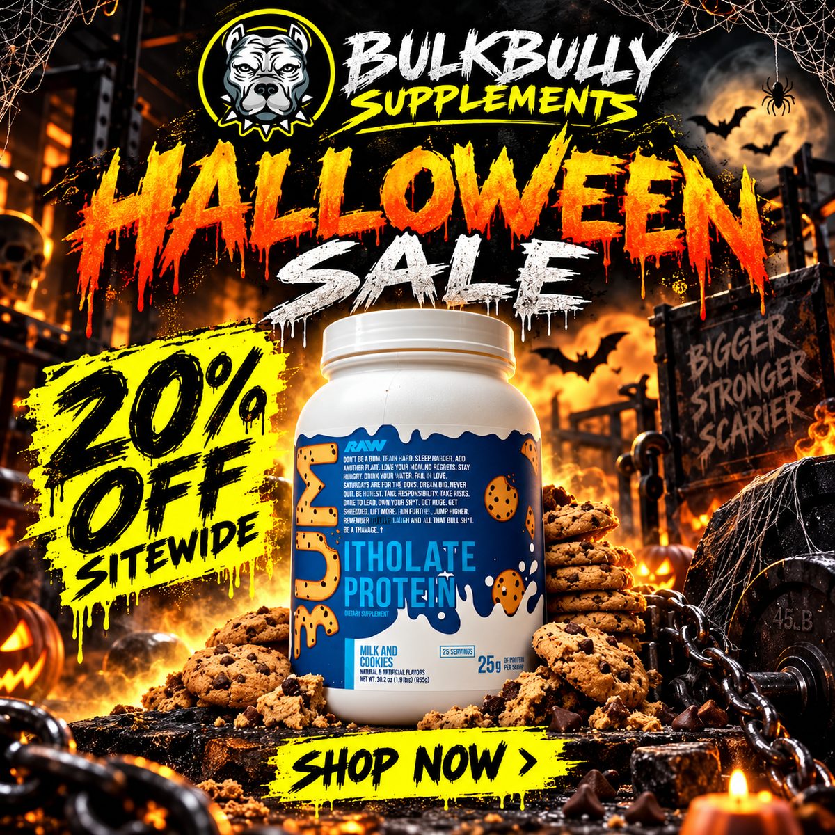 Halloween Protein Sale Poster.png